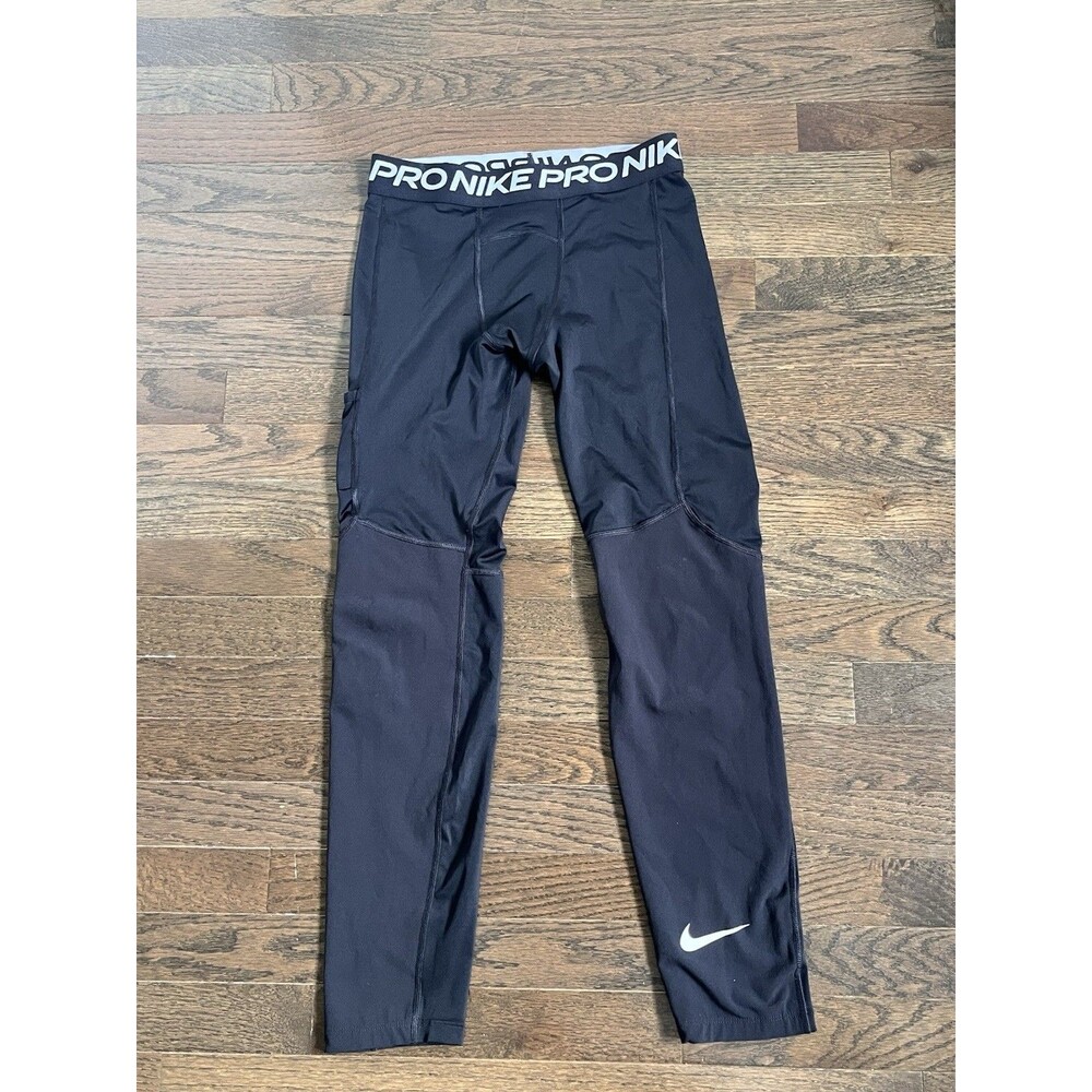 Nike Pro Large Dri-FIT Fitness Tights Big Boys XL Black Baselayer